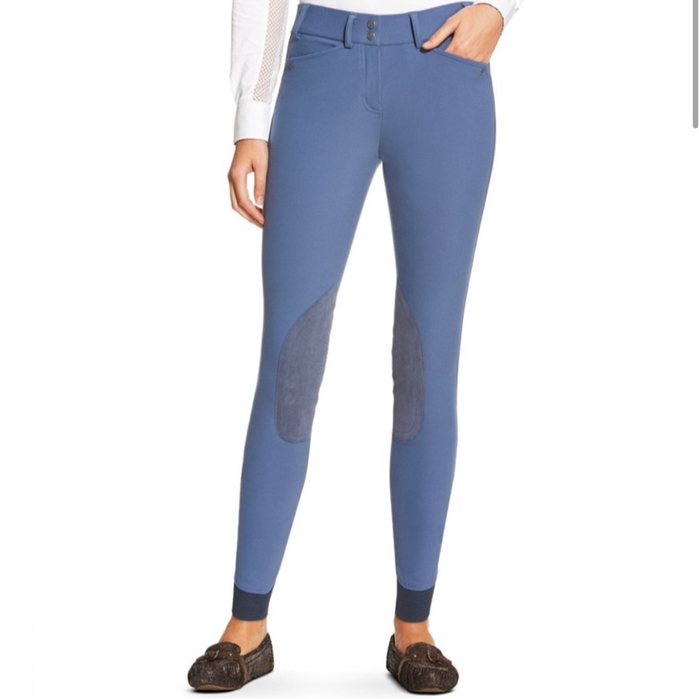 Ariat Heritage Elite Knee Patch Breech 
Blue Equestrian Pants